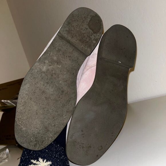 Hush-puppies Men's Pink and Cream Oxfords - Picture 4 of 8